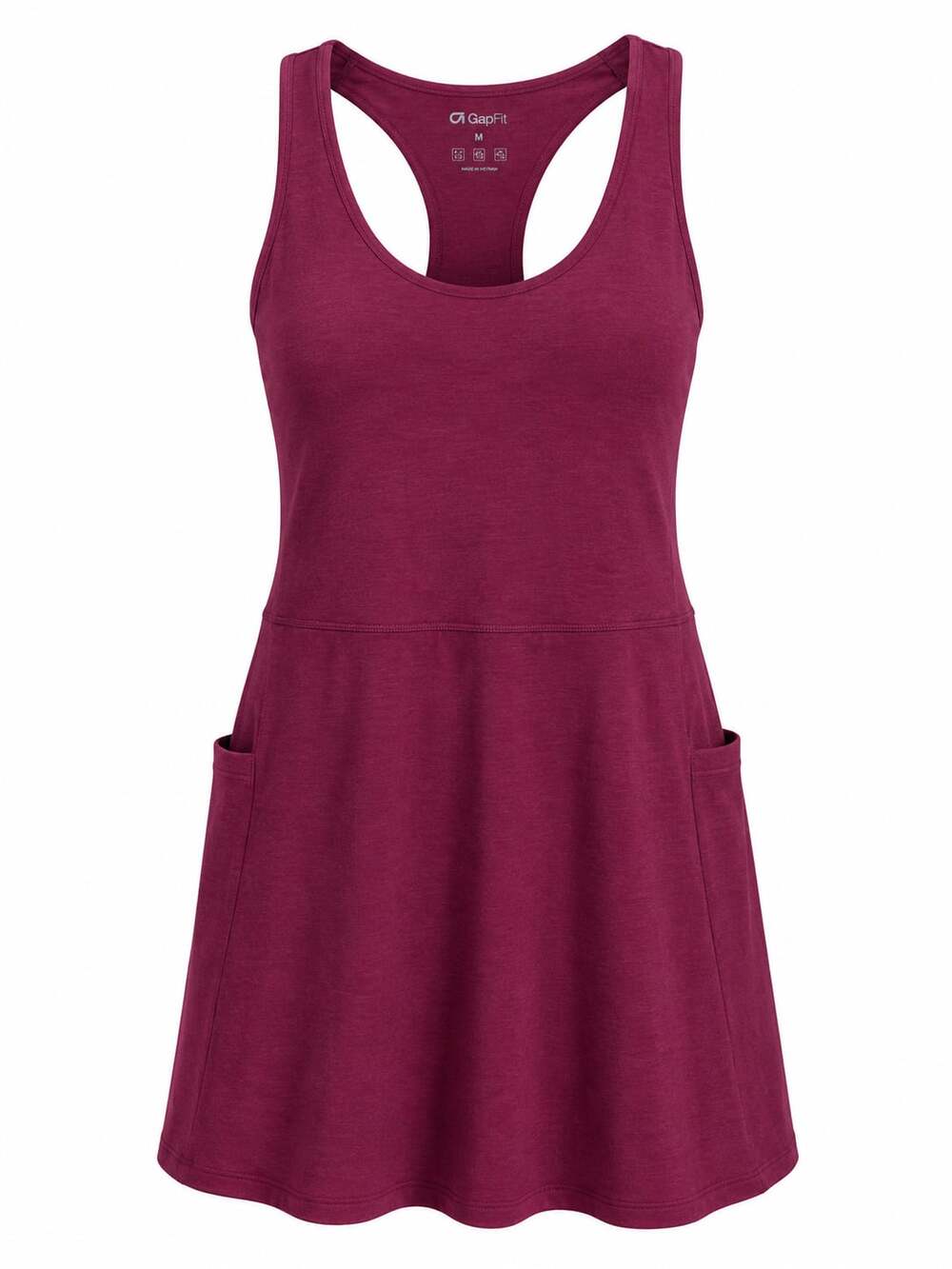 GapFit Brushed Jersey Exercise Dress with Pockets